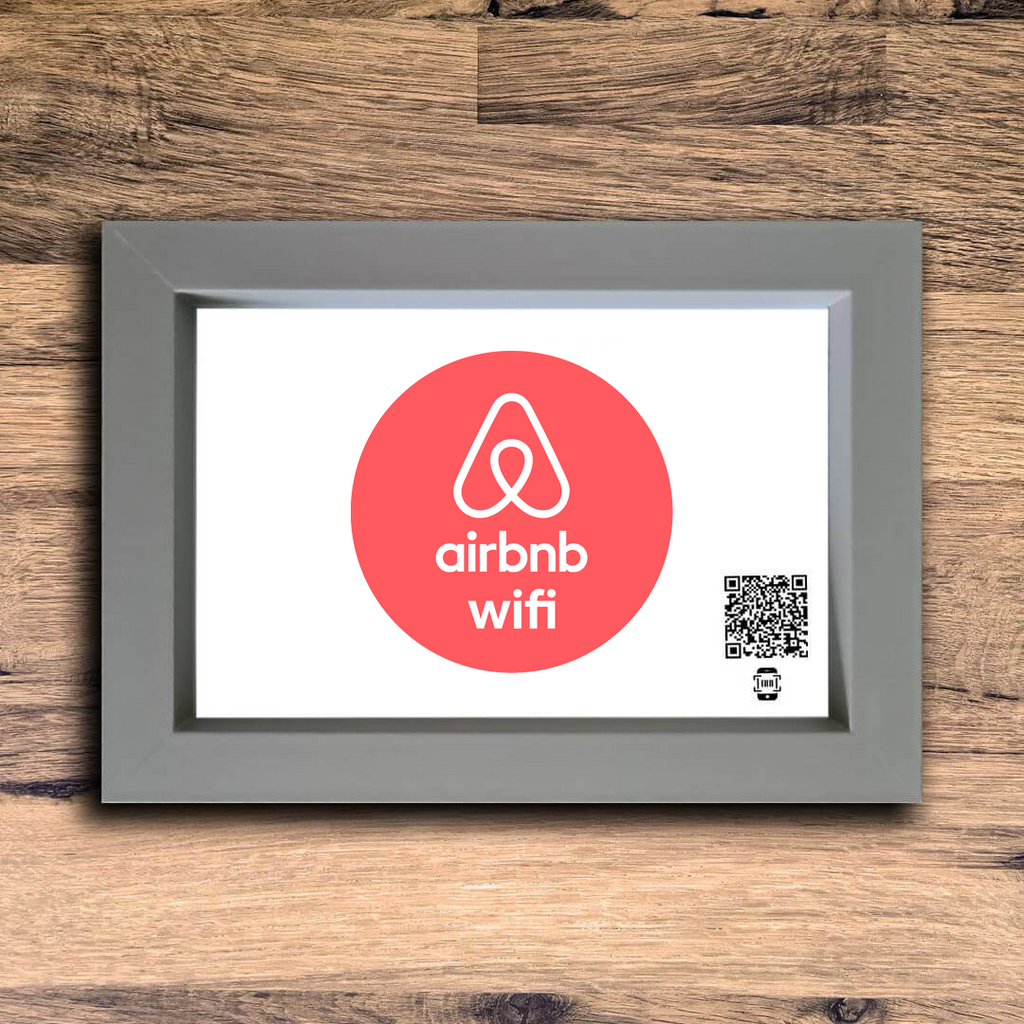 "airbnb wifi" photo frame