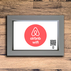 "airbnb wifi" photo frame