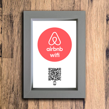 Load image into Gallery viewer, &quot;airbnb wifi&quot; photo frame
