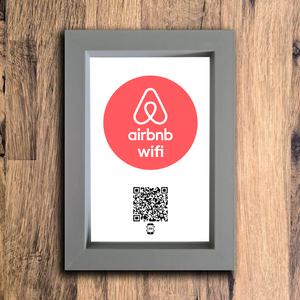 "airbnb wifi" photo frame