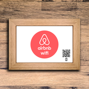 "airbnb wifi" photo frame