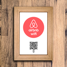 Load image into Gallery viewer, &quot;airbnb wifi&quot; photo frame