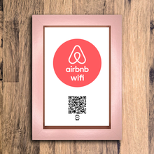 Load image into Gallery viewer, &quot;airbnb wifi&quot; photo frame