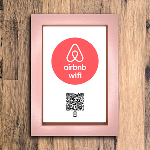"airbnb wifi" photo frame