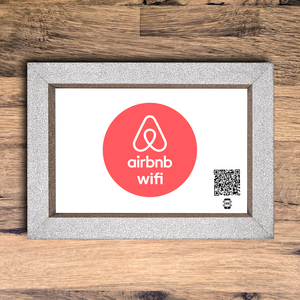 "airbnb wifi" photo frame