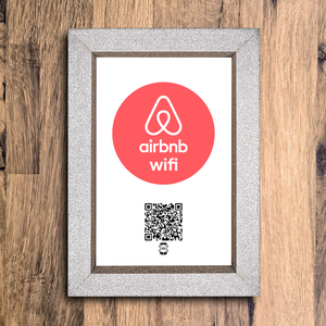"airbnb wifi" photo frame