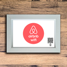 Load image into Gallery viewer, &quot;airbnb wifi&quot; photo frame