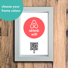 Load image into Gallery viewer, &quot;airbnb wifi&quot; photo frame