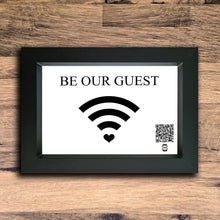 Load image into Gallery viewer, Be Our Guest Photo Frame | Black | Landscape
