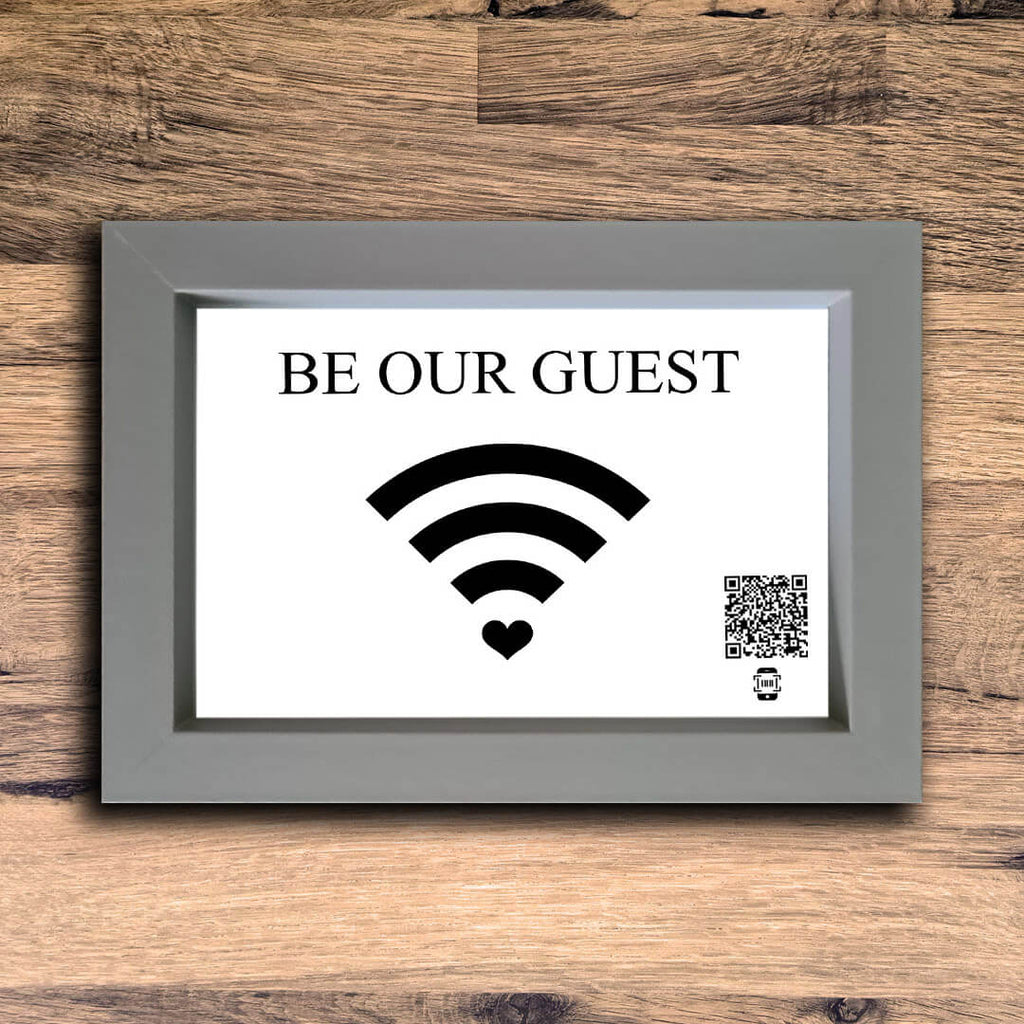 Be Our Guest Photo Frame | Grey | Landscape