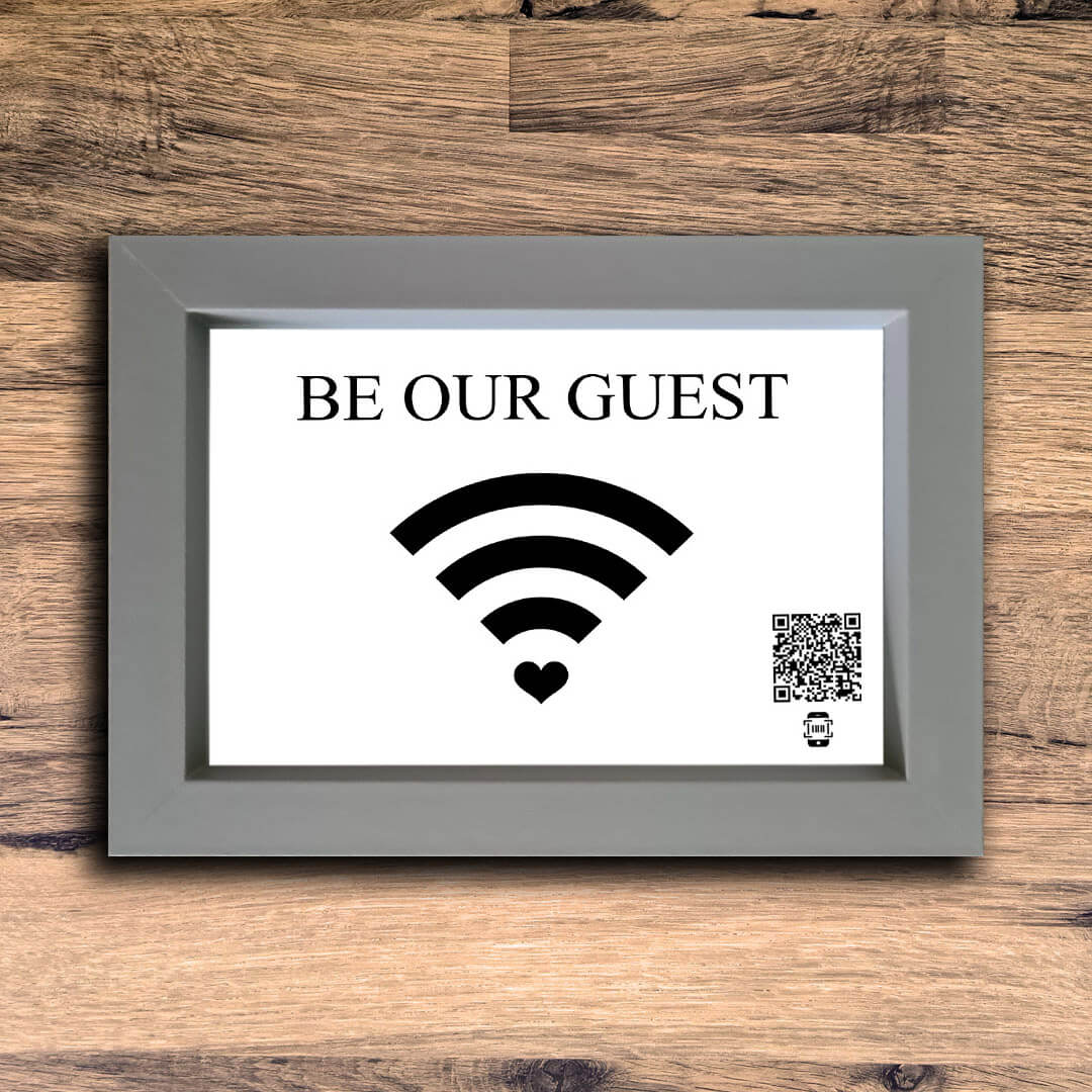 Be Our Guest Photo Frame | Grey | Landscape