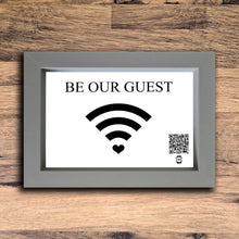 Load image into Gallery viewer, Be Our Guest Photo Frame | Grey | Landscape