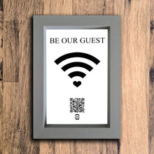 Load image into Gallery viewer, Be Our Guest Photo Frame | Grey | Portrait