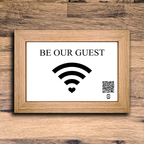 "be our guest" photo frame