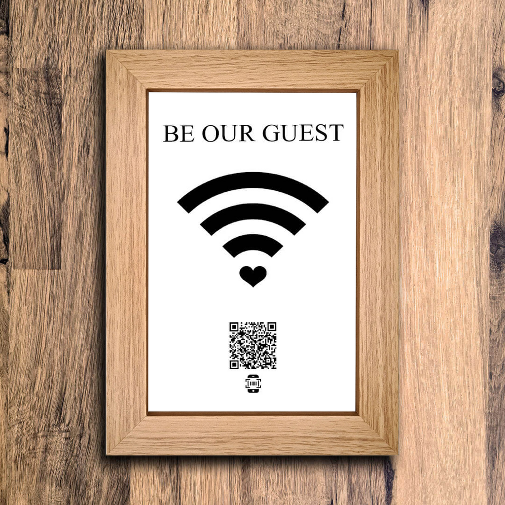 "be our guest" photo frame