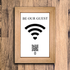 "be our guest" photo frame