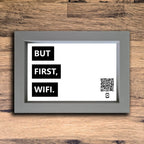 But First, WiFi Photo Frame | Grey | Landscape