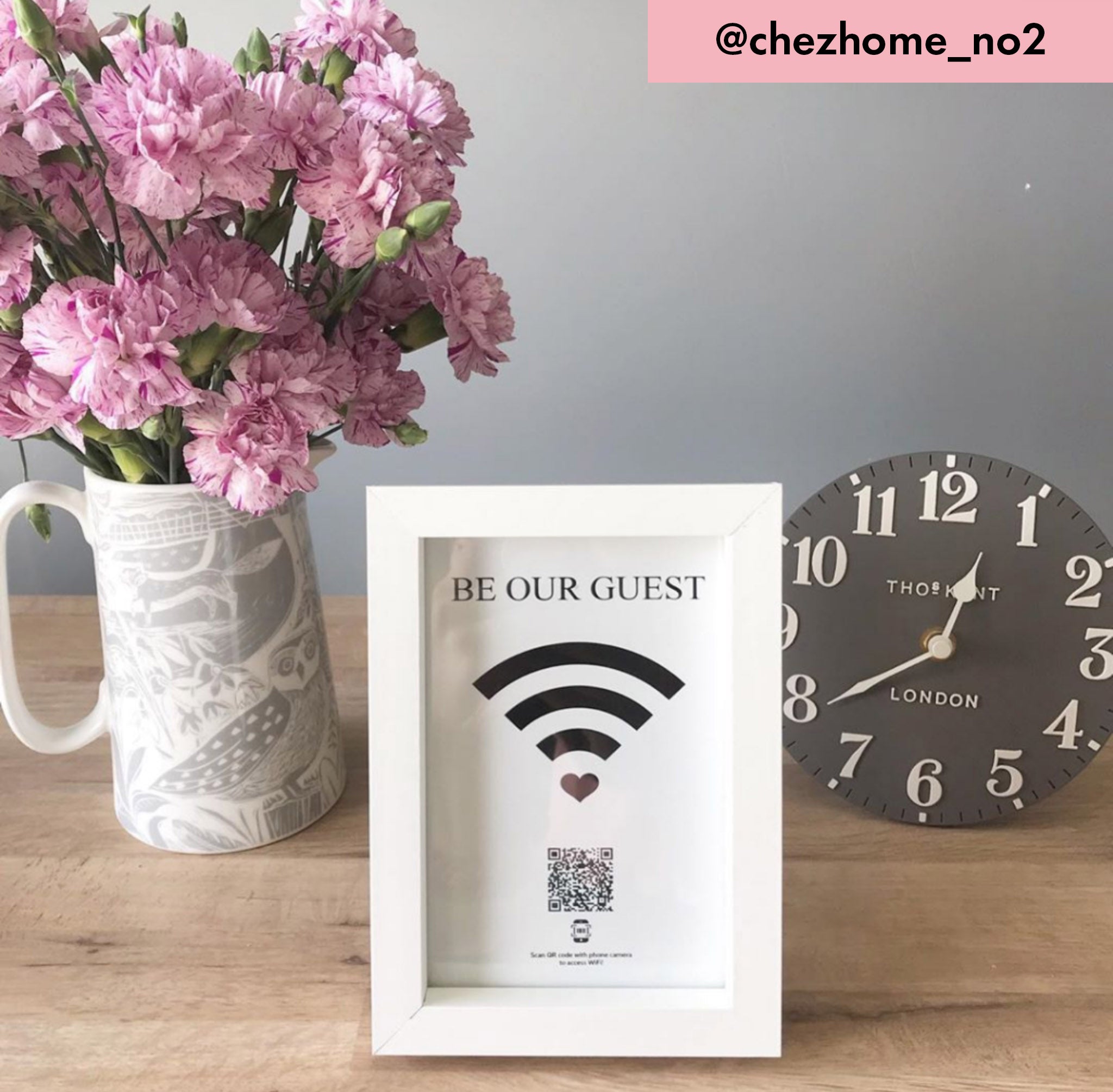 "be our guest" photo frame