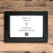 Load image into Gallery viewer, &quot;Connects Automatically&quot; Photo Frame | Black | Landscape