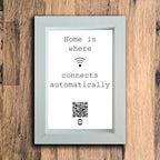 "Connects Automatically" Photo Frame | White | Portrait