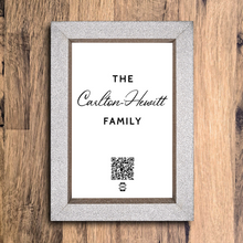 Load image into Gallery viewer, &quot;personalised family name&quot; photo frame