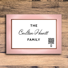 Load image into Gallery viewer, &quot;personalised family name&quot; photo frame