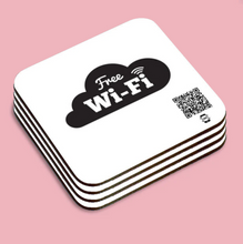 Load image into Gallery viewer, &quot;free wifi&quot; coaster