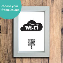 Load image into Gallery viewer, &quot;free wifi&quot; photo frame