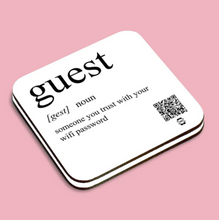 Load image into Gallery viewer, guest definition coaster