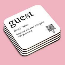 Load image into Gallery viewer, guest definition coaster