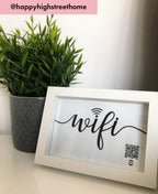 "wifi" photo frame