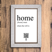 Load image into Gallery viewer, &quot;home definition&quot; photo frame