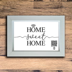 "home sweet home" photo frame