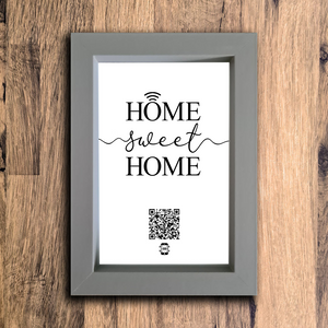"home sweet home" photo frame
