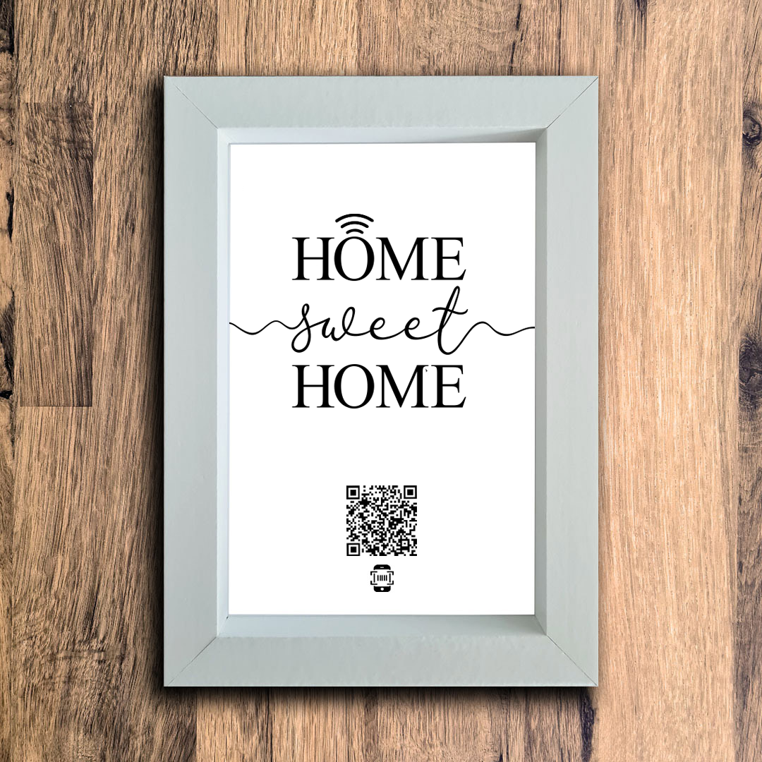 "home sweet home" photo frame