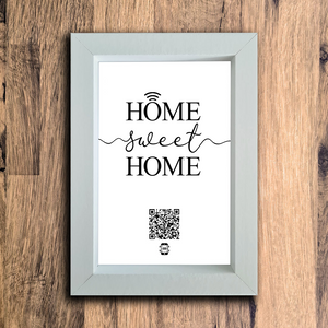 "home sweet home" photo frame