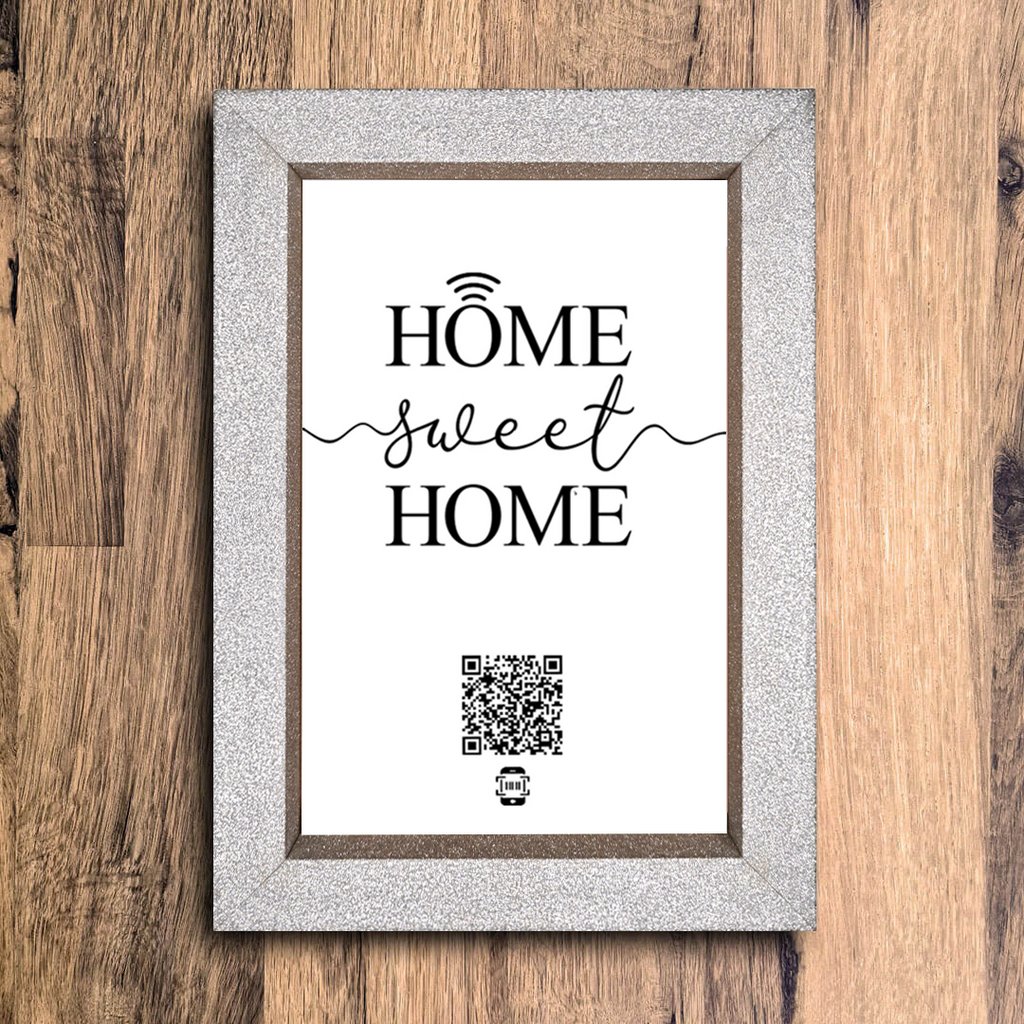 "home sweet home" photo frame