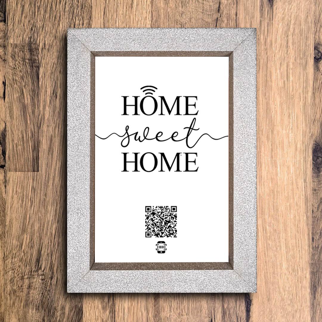 "home sweet home" photo frame