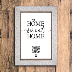 "home sweet home" photo frame