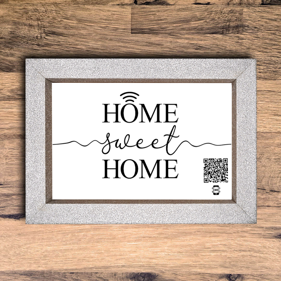 "home sweet home" photo frame