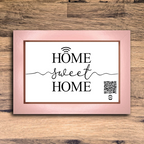 "home sweet home" photo frame