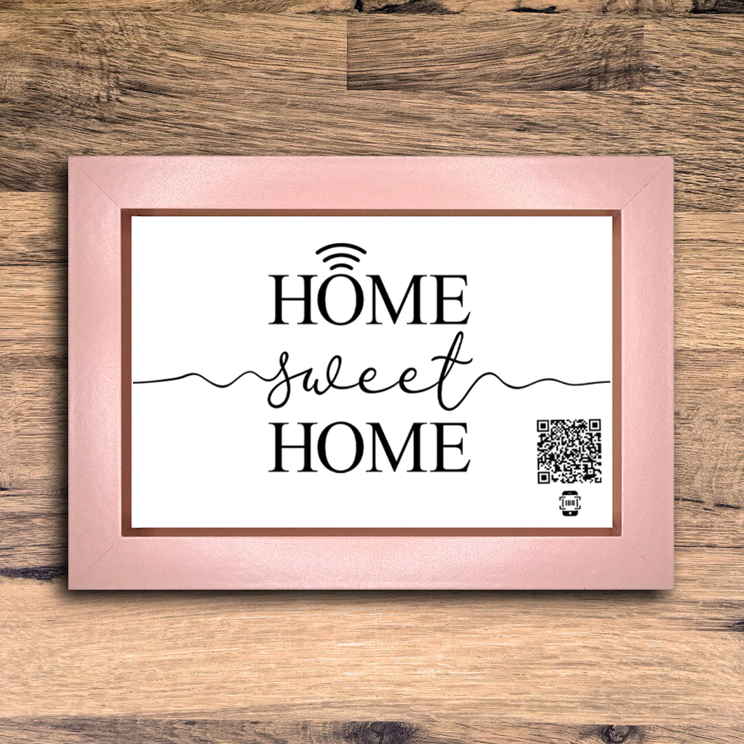 "home sweet home" photo frame
