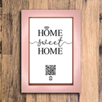 "home sweet home" photo frame