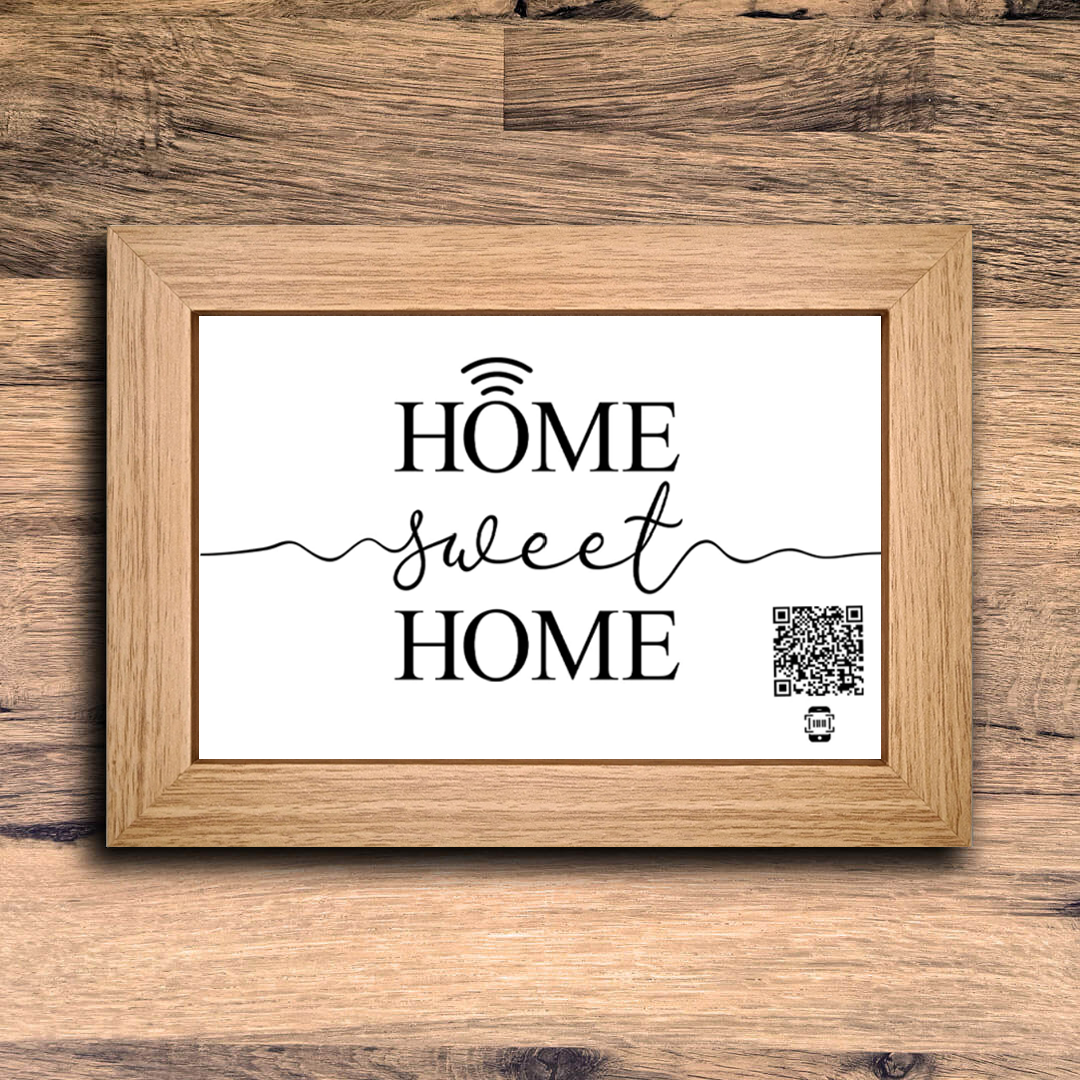 "home sweet home" photo frame