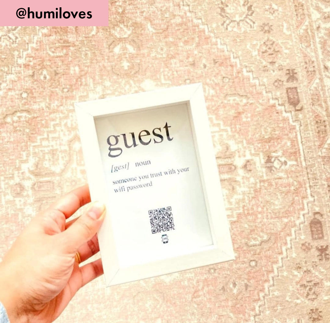 "guest definition" photo frame