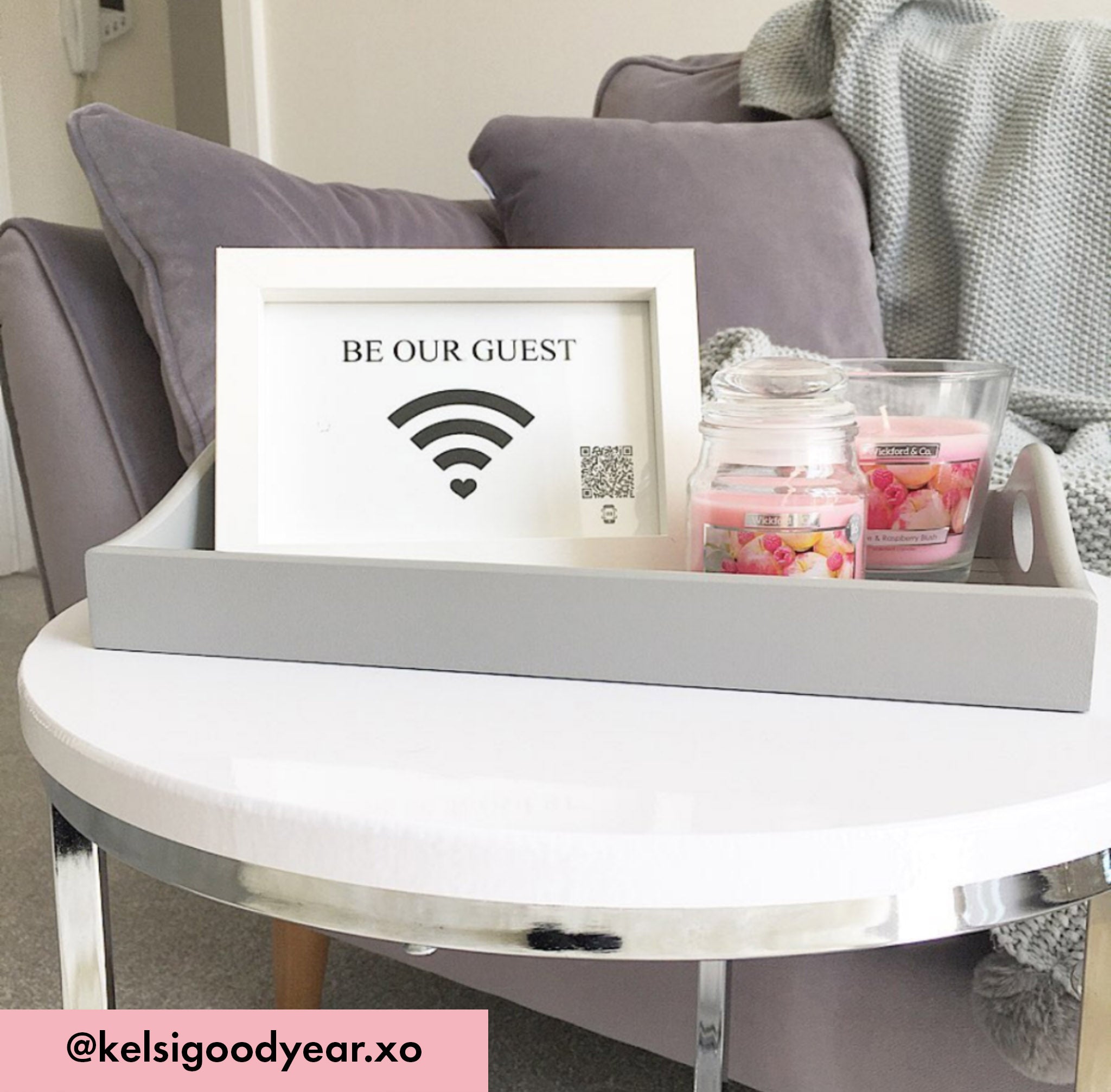 "be our guest" photo frame
