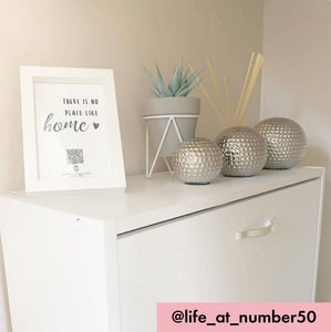 "there is no place like home" photo frame