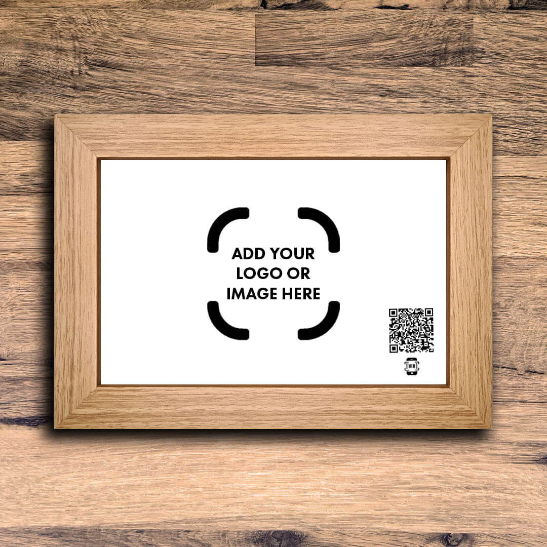 "personalised logo/image" photo frame
