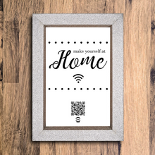 Load image into Gallery viewer, &quot;make yourself at home&quot; photo frame