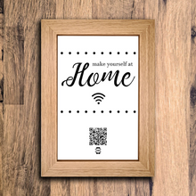 Load image into Gallery viewer, &quot;make yourself at home&quot; photo frame